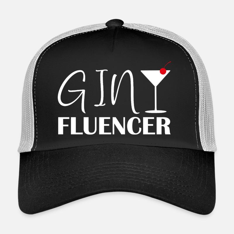 Ginfluencer Gin Statement Gin Drinker Saying Trucker Cap