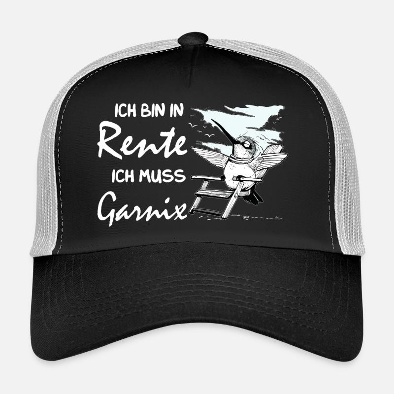 Drôle de design allemand à la retraite Casquette trucker 
