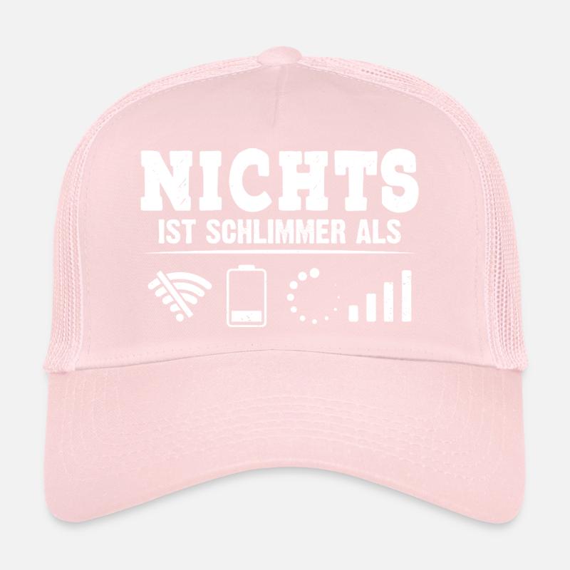 Coder NICHTS IST SCHLIMMER ALS LUSTIG Trucker Cap