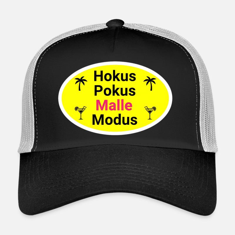 Hokus Pokus Malle Modus Tropisch Mallorca Trucker Cap