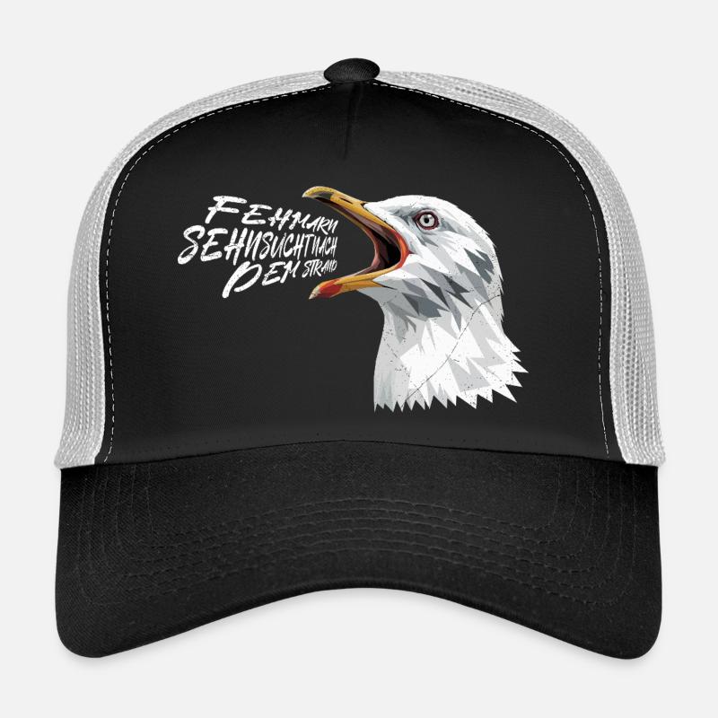 FEHMARN QUI SE LÂCHE DE LA MER Drôle Casquette trucker 