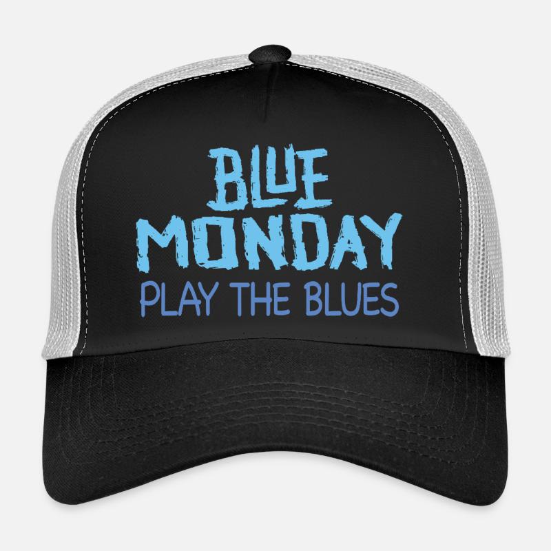 Blue Monday Play the Blues Trucker Cap