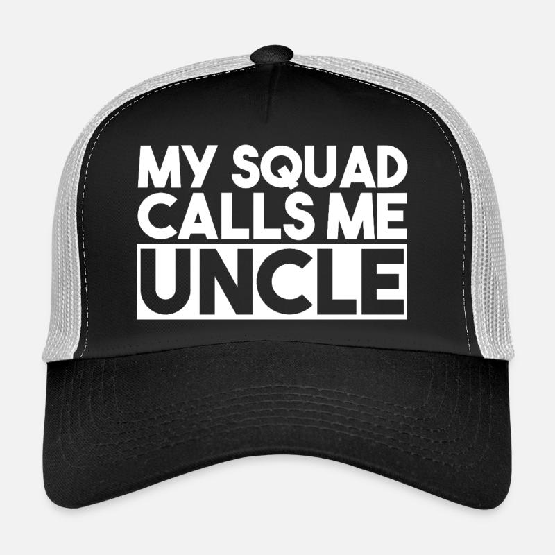 Mon escouade m’appelle oncle design cool Casquette trucker 