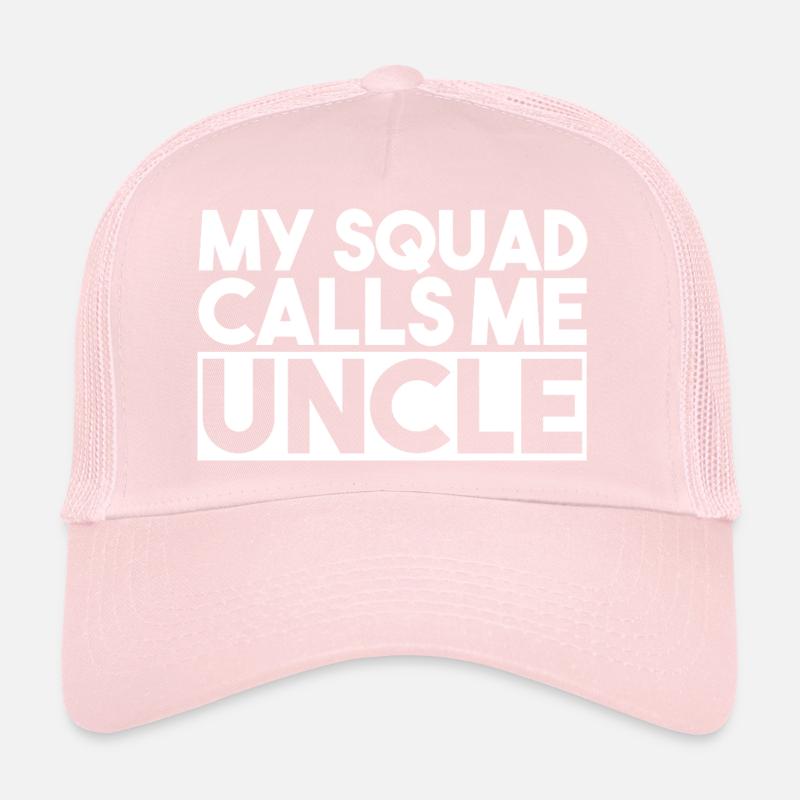 Mon escouade m’appelle oncle design cool Casquette trucker 