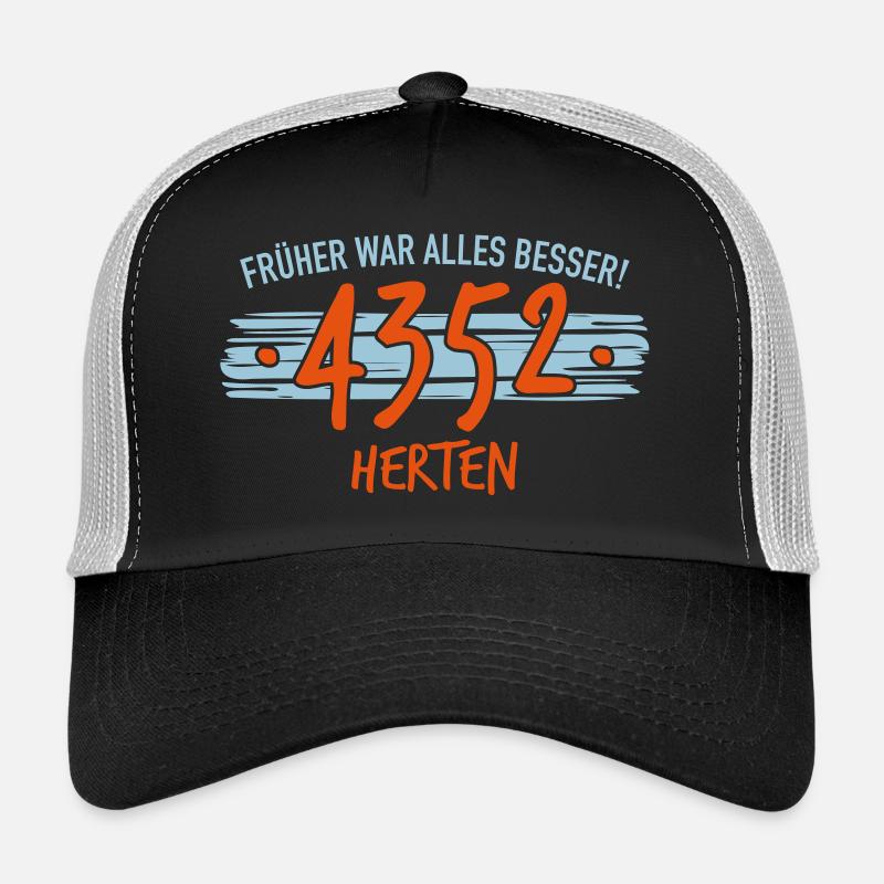 Früher 4352 Herten Geschenk Trucker Cap