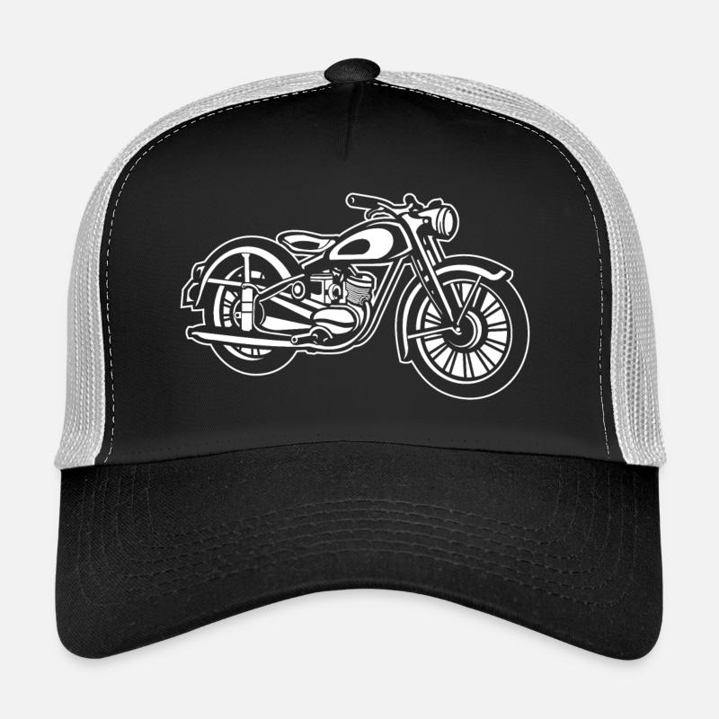 Motorrad / Classic Motorcycle 04_weiß Trucker Cap
