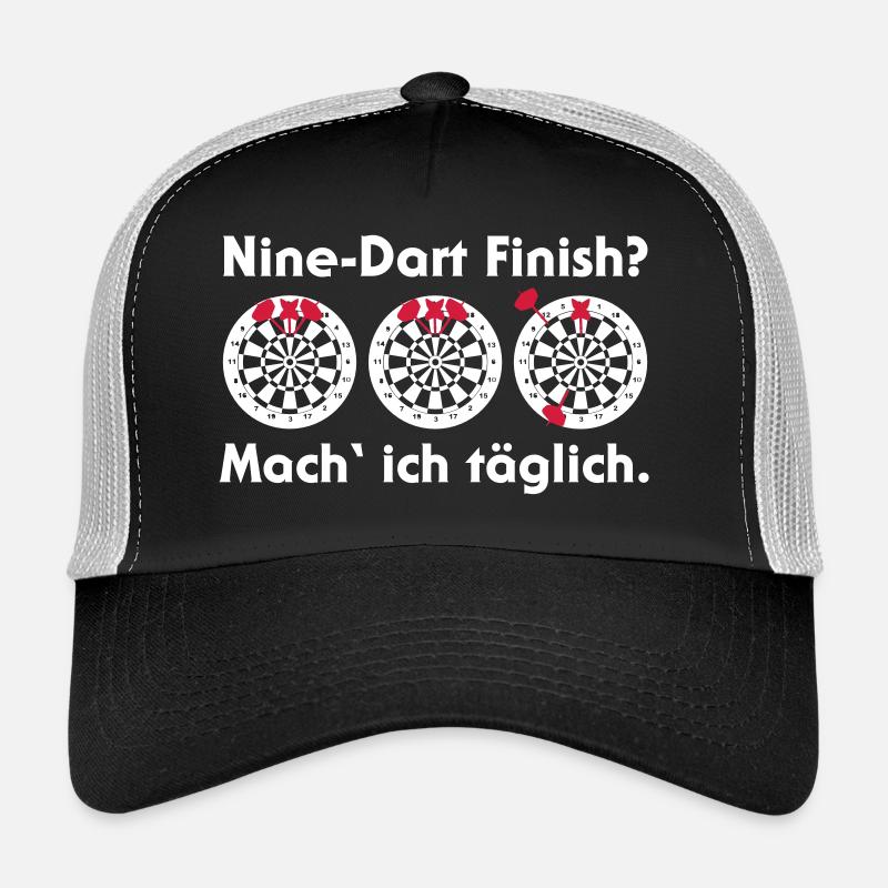 Nine-Dart Finish? Mach' ich täglich. Trucker Cap