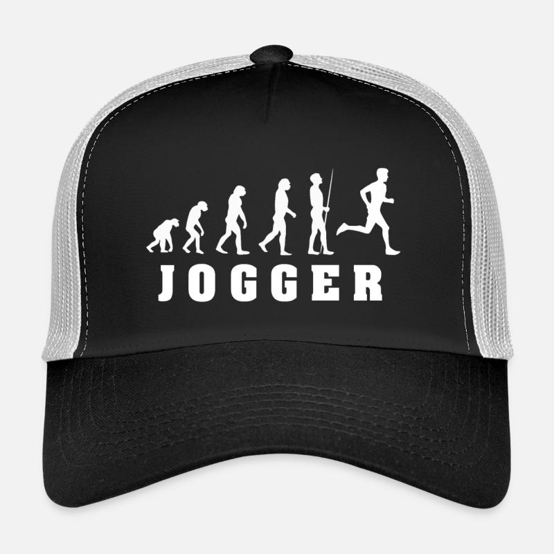 Jogger - Casquette trucker  - noir/gris pierre