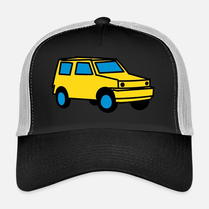 Auto - Trucker Cap - Schwarz/Steingrau