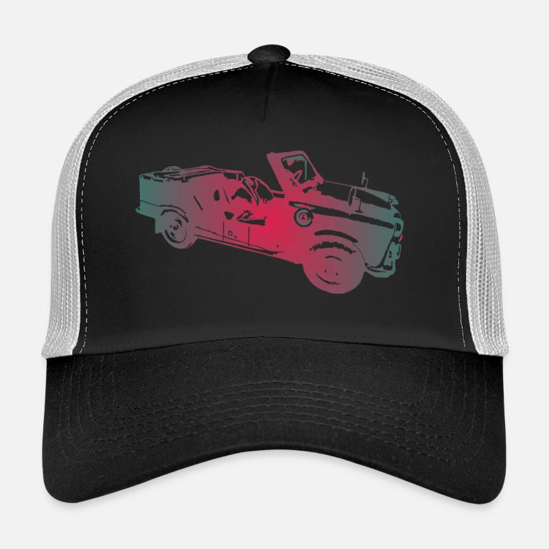  Kübel 601 NVA - Trucker Cap - Schwarz/Steingrau