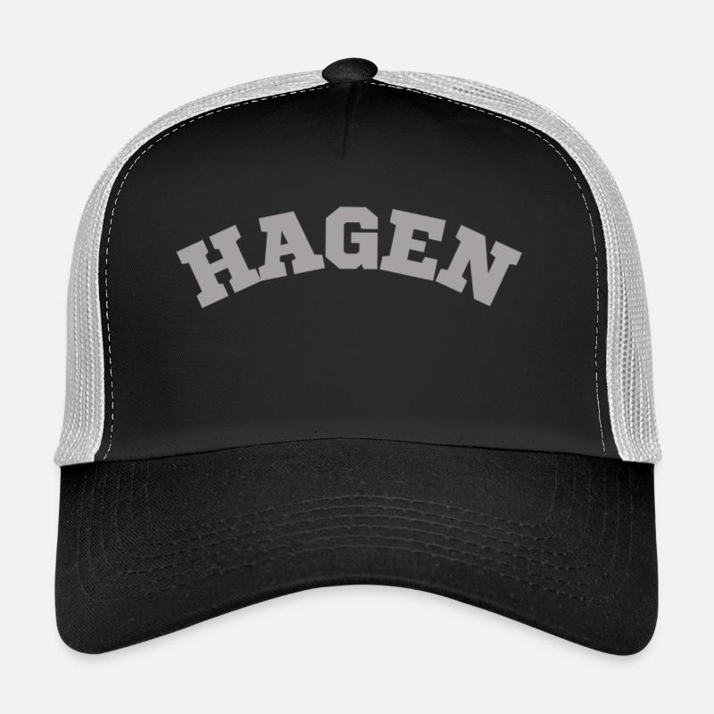 Hagen - Trucker Cap - Schwarz/Steingrau