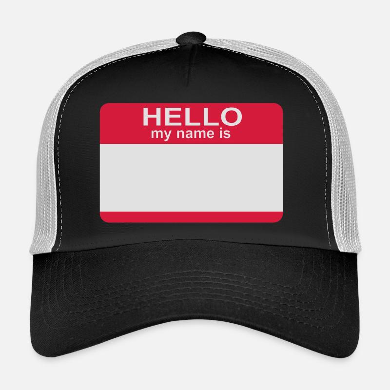 bonjour mon nom est Casquette trucker 