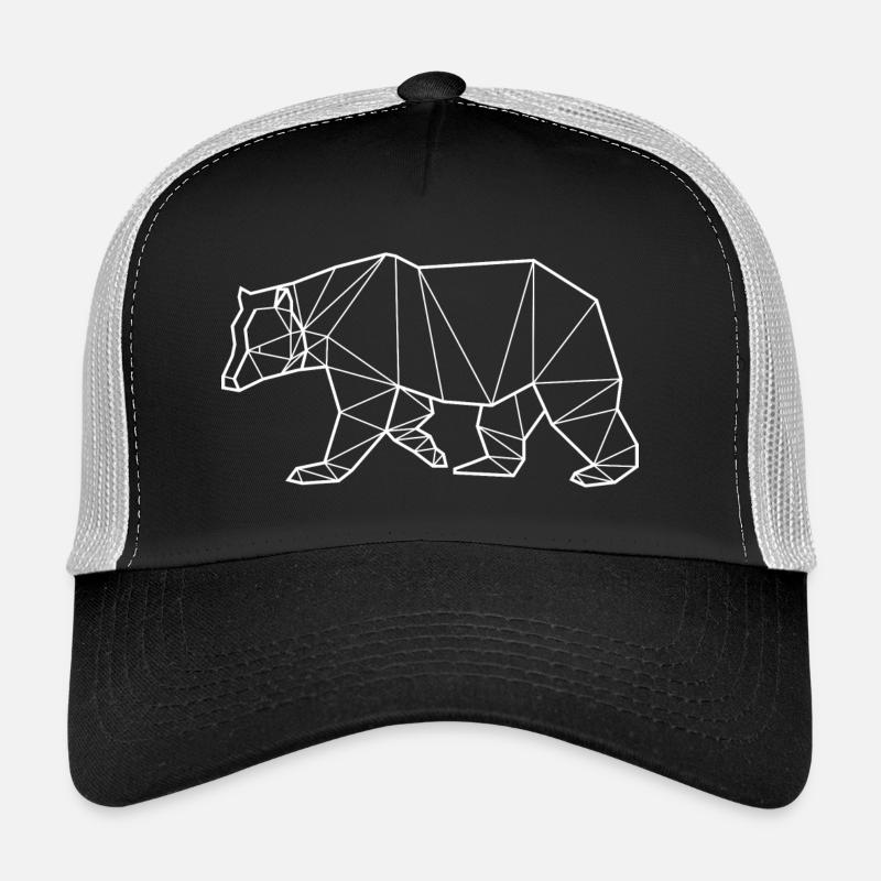 White Bear - Animal Prism Trucker Cap