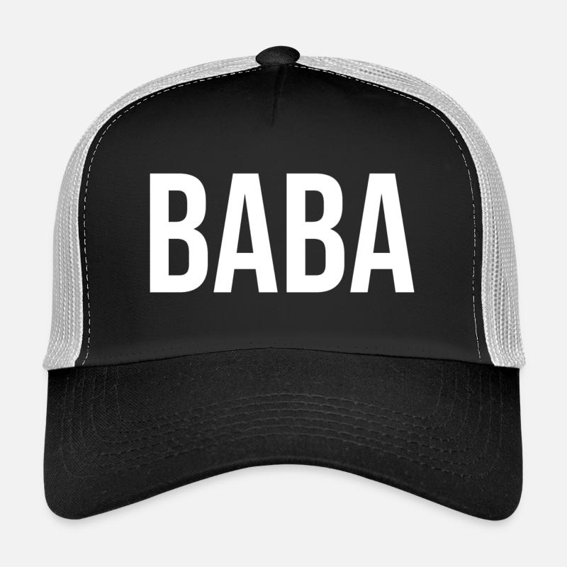 BABA weiss Trucker Cap