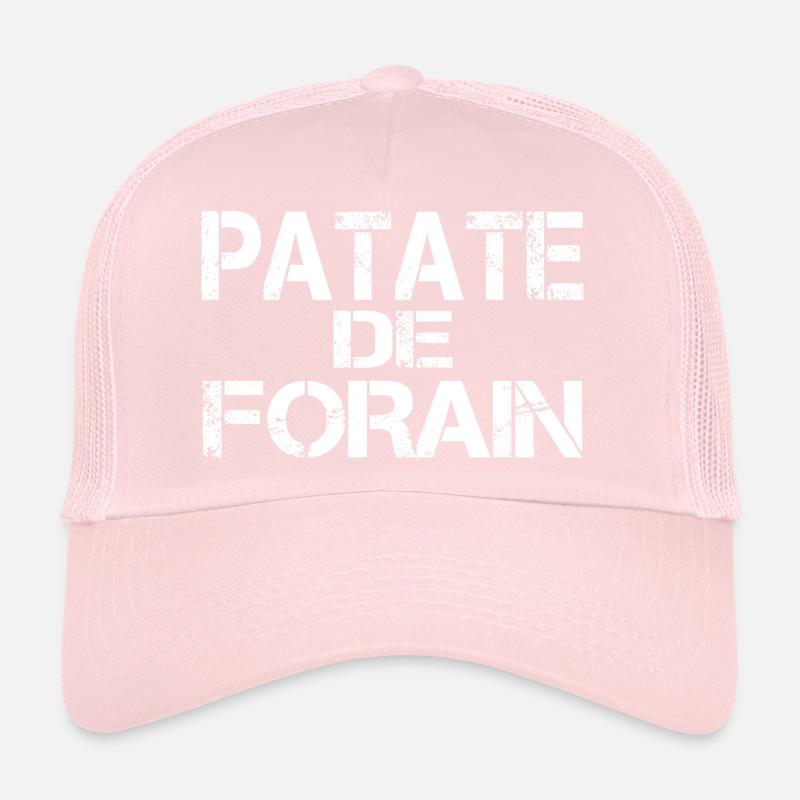 Patate forain blanc Casquette trucker 