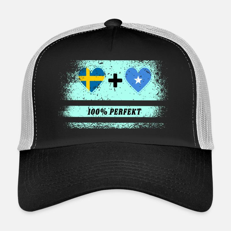 Somalia und Schweden 100% perfekt / Geschenk Trucker Cap