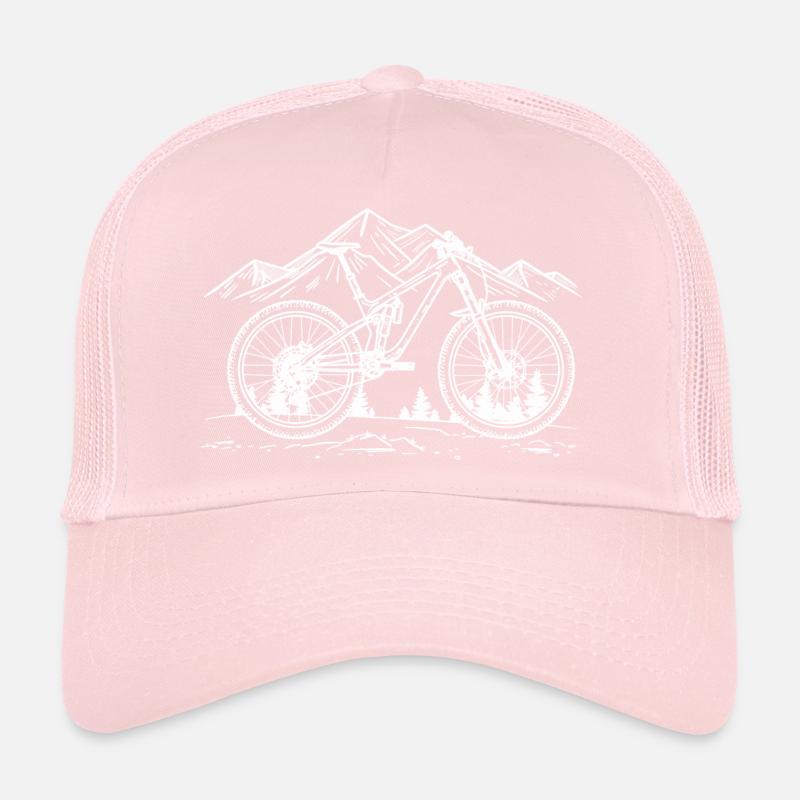 Dessin VTT Casquette trucker 