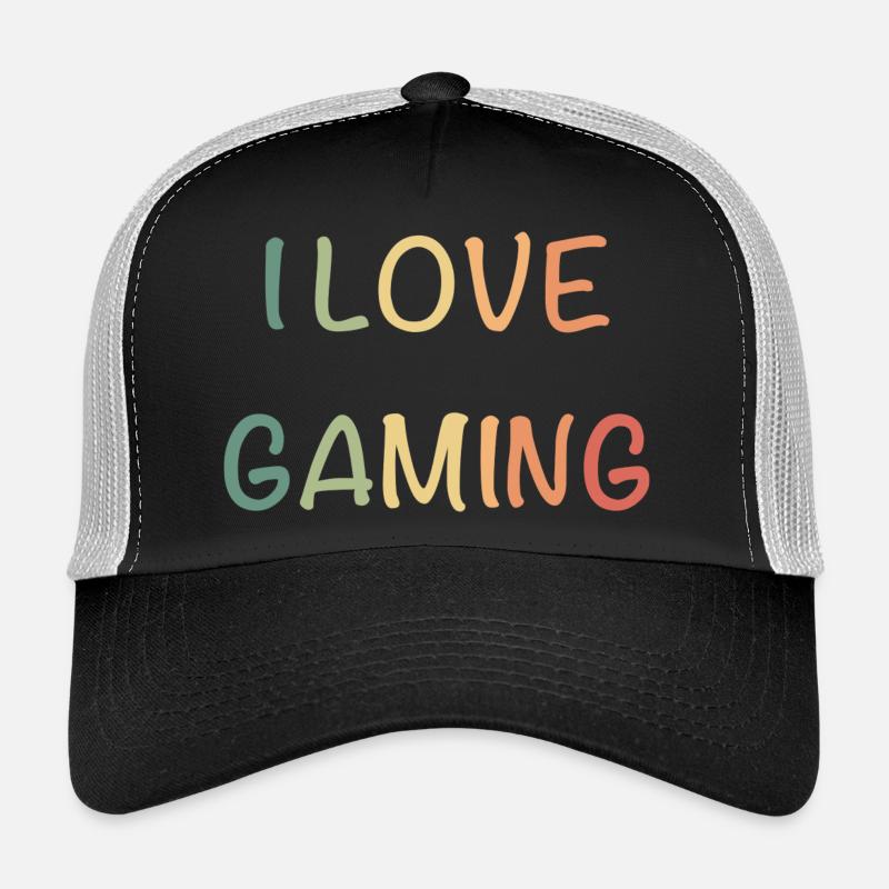 J’adore les aquarelles de jeu Casquette trucker 