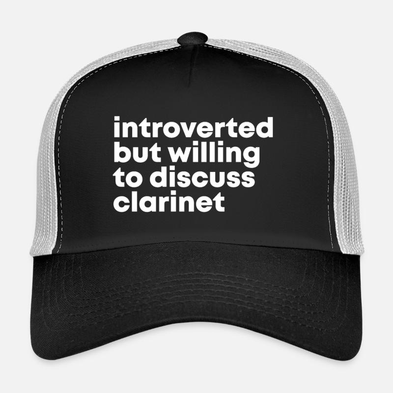 Klarinette - Trucker Cap - Schwarz/Steingrau
