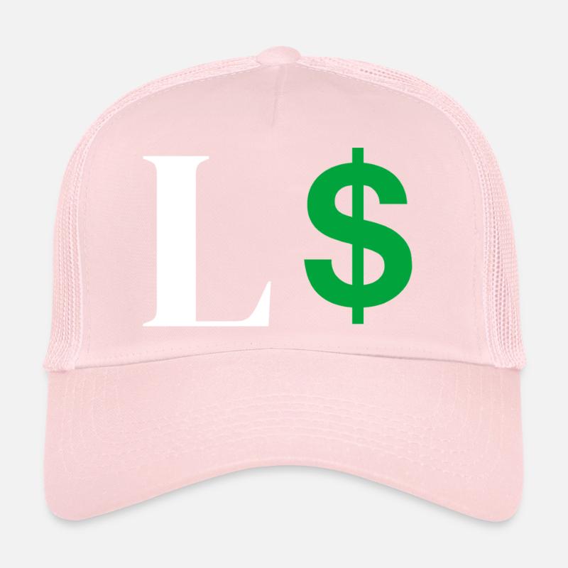 Lettre l dollar Casquette trucker 