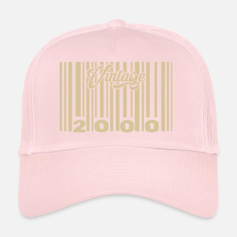 vintage 2000 Code barre 2000: Année 2025. Casquette trucker 
