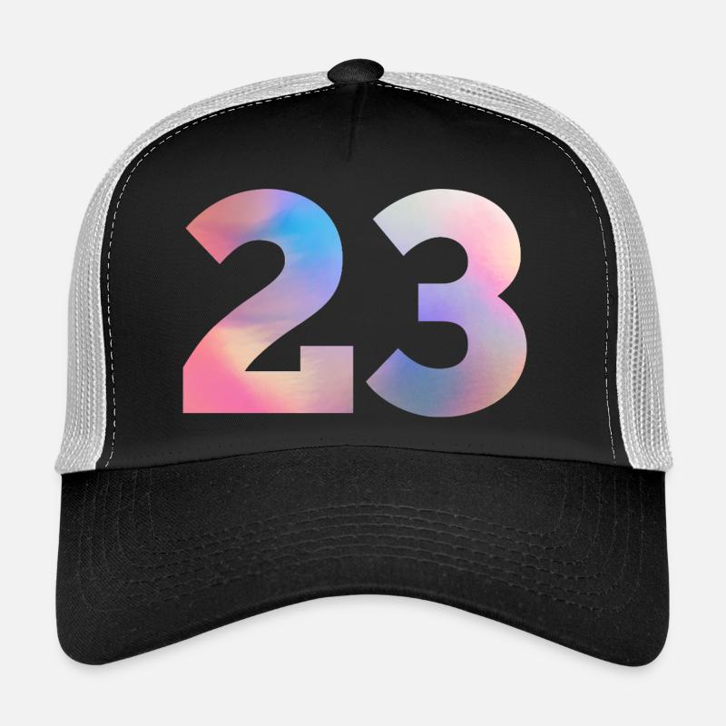 Colorful Number 23 Trucker Cap