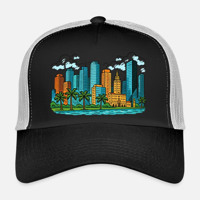 miami stadt Trucker Cap