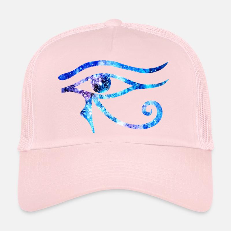 Oeil Cosmique D’Horus - Version Bleue Et Violette Casquette trucker 