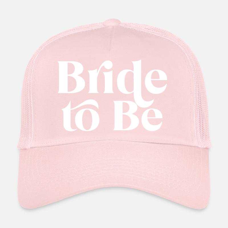 Préparation de style de célébration de la mariée en devenir Casquette trucker 