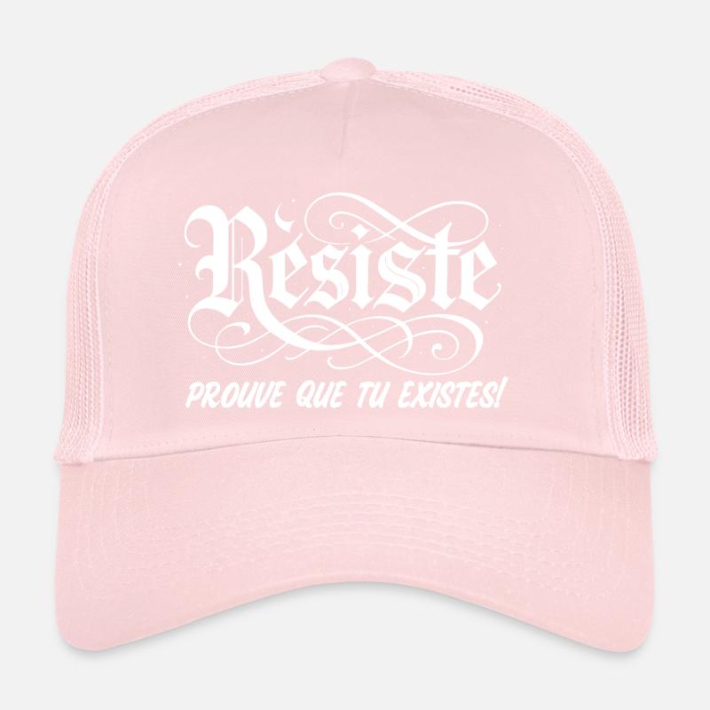 Rétro Punk Résiste Message Casquette trucker 
