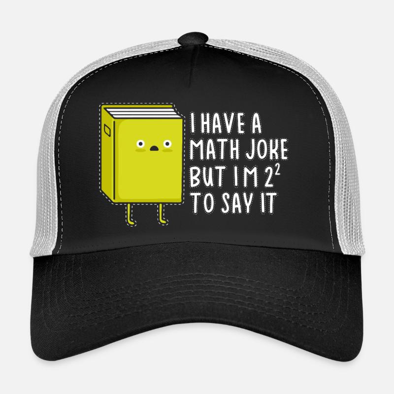Mathe Nerd Studenten Uni Professor Mathematik - Trucker Cap - Schwarz/Steingrau