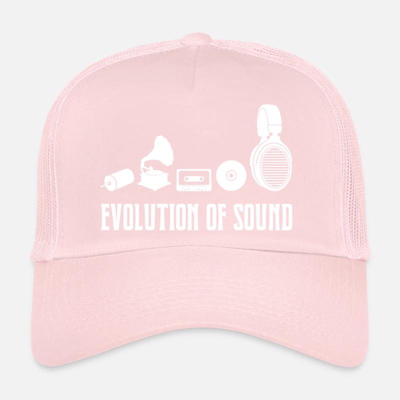 Évolution du son Musique audiophile Casquette trucker 