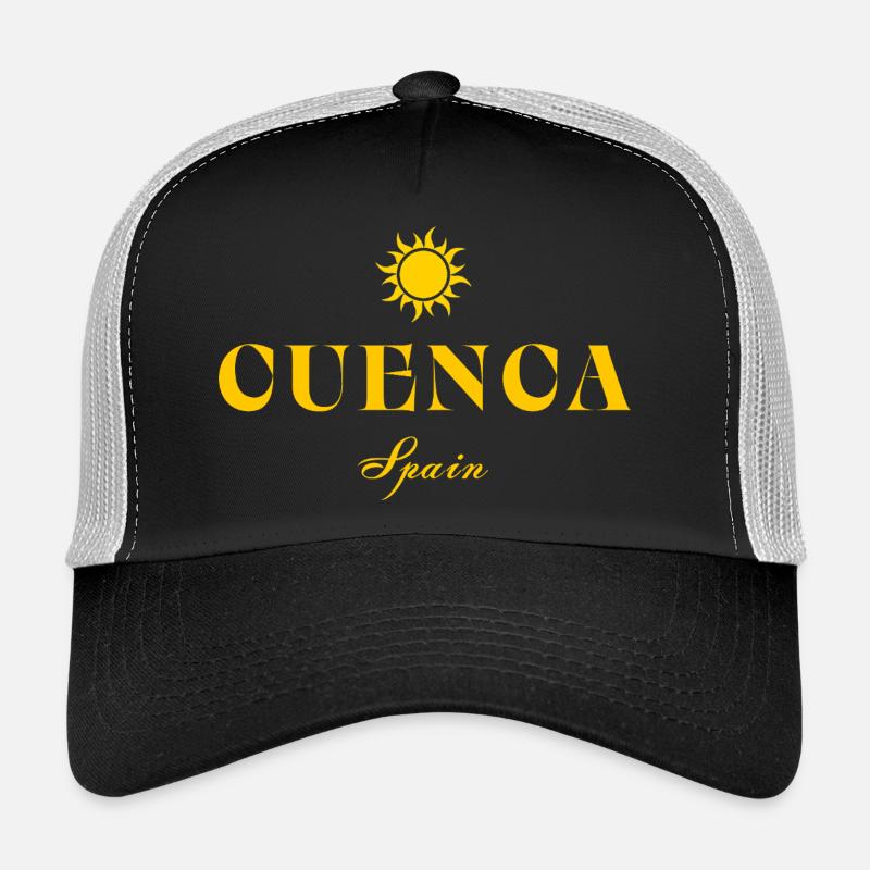 Cuenca Spain Sun Crest  Trucker Cap