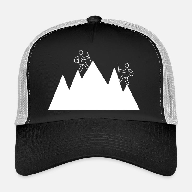 Bergsteiger Linien Silhouette Trucker Cap