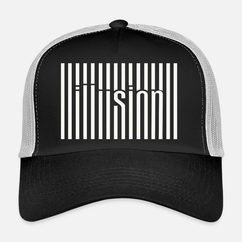 Barcode Illusion Trucker Cap