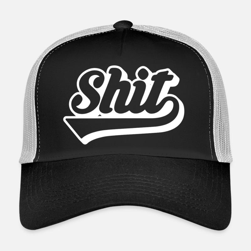 Shit Retro Script Trucker Cap
