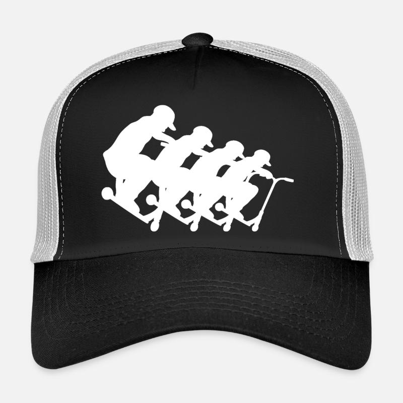 Racing Cyclists Pack Silhouette Trucker Cap