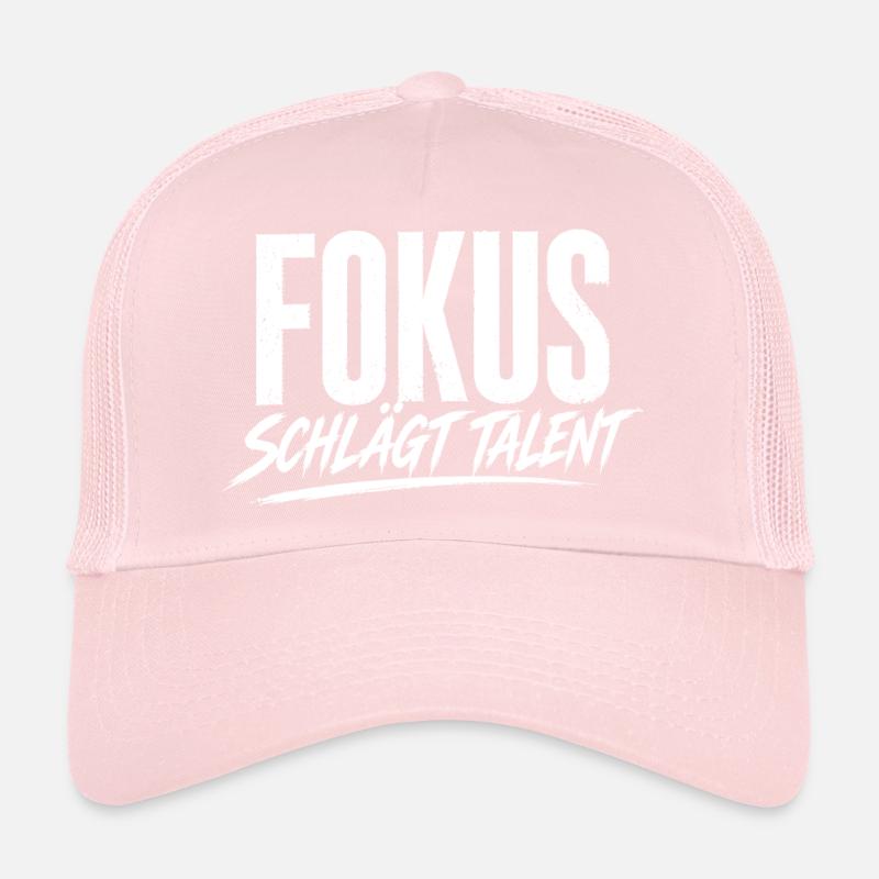 Focus beats talent Trucker Cap