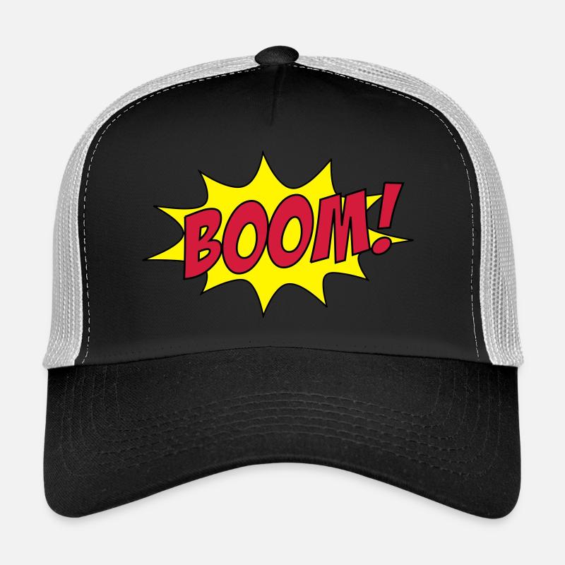 BOOM! - Casquette trucker  - noir/gris pierre