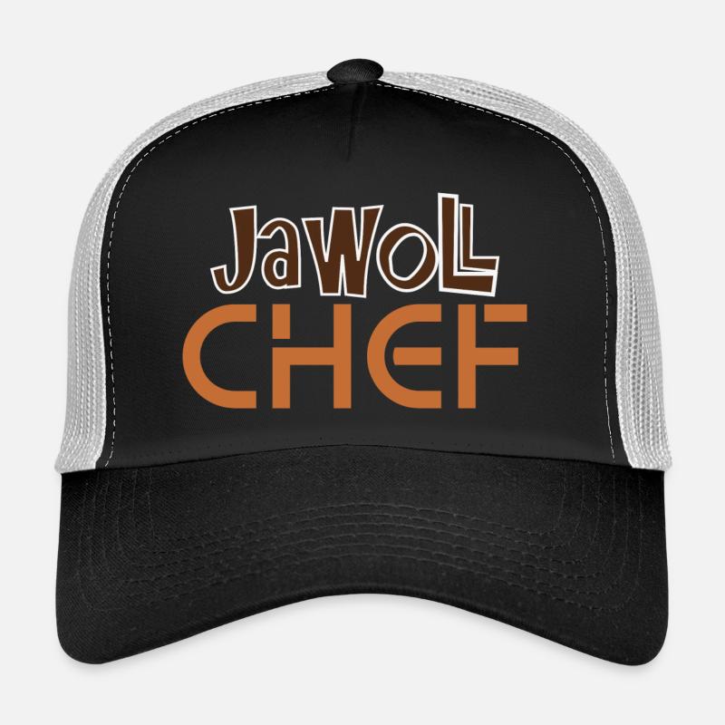 Jawoll Chef - Like a BOSS - Trucker Cap - Schwarz/Steingrau