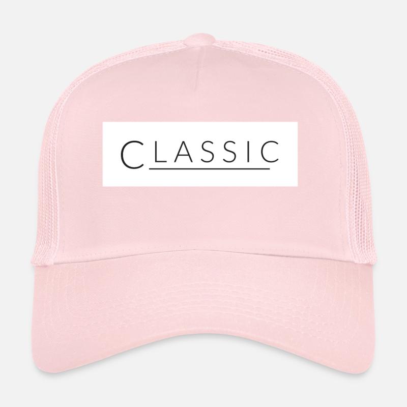 Blanc classique Casquette trucker 