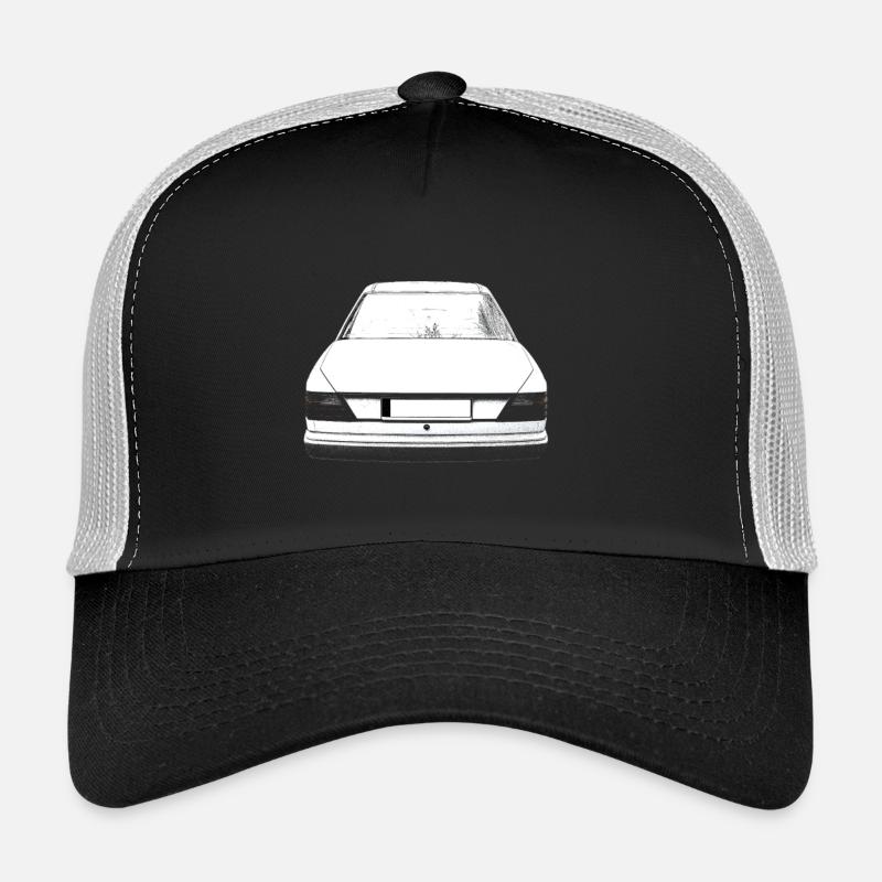 w124 back - Trucker Cap - Schwarz/Steingrau