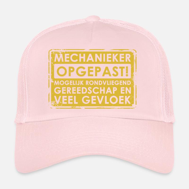 Mechanic Caution! Trucker Cap