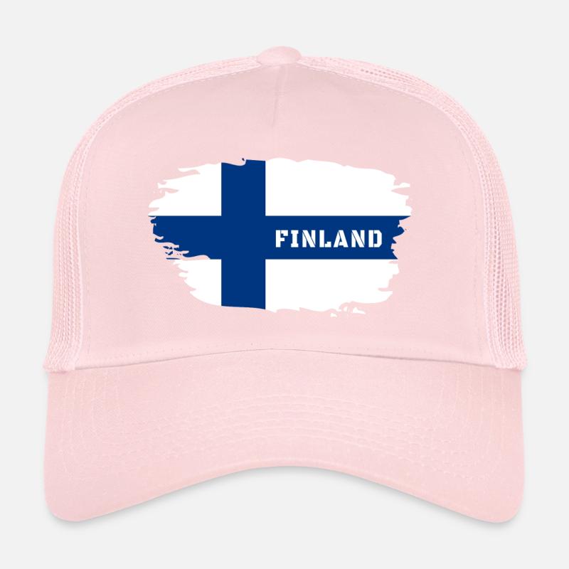 Finland Flag / Gift Helsinki Scandinavia Trucker Cap