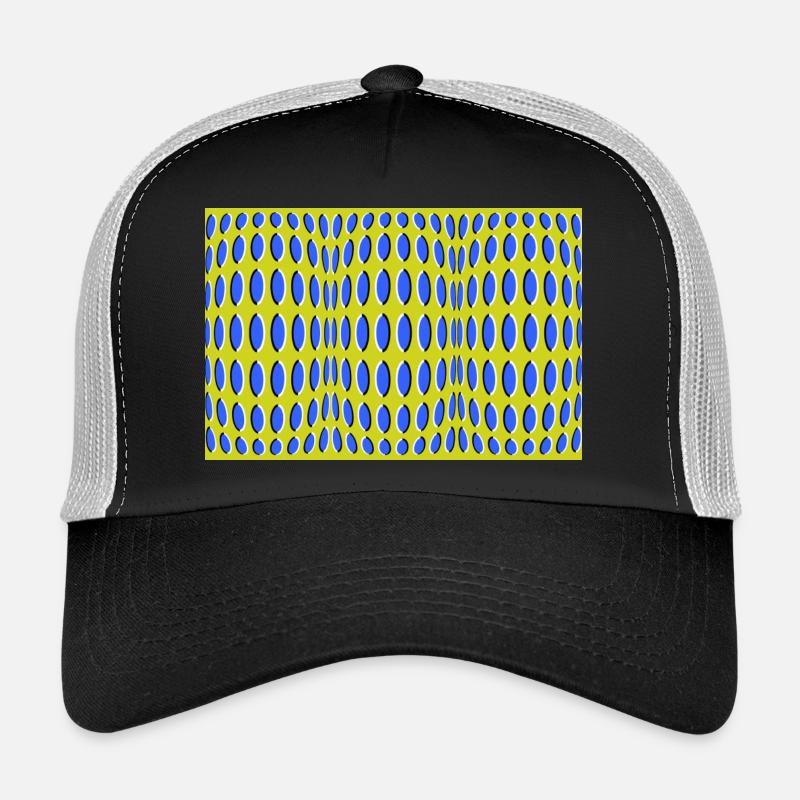 Illusions d’optique - Casquette trucker  - noir/gris pierre