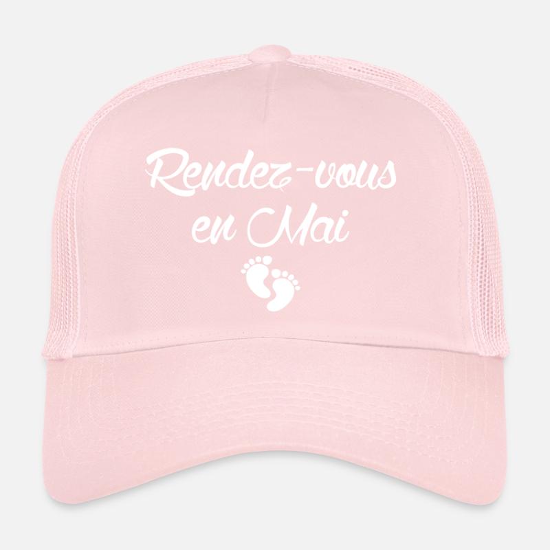 Rendez-vous en Mai grossesse Casquette trucker 