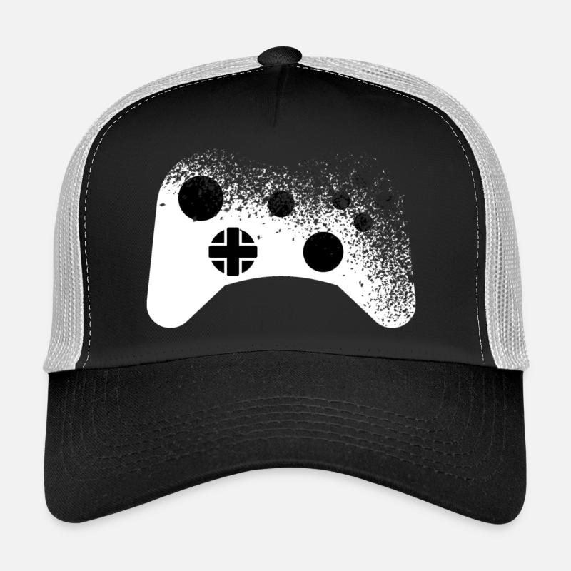 Splatter - Motif de manette pour les joueurs Cool Casquette trucker 