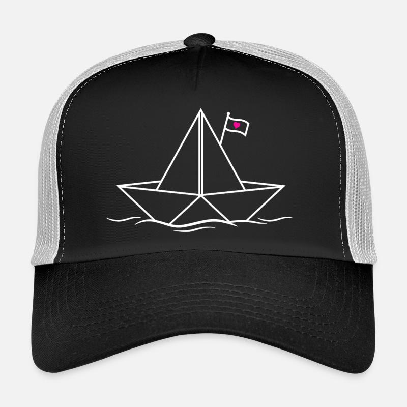 Papierboot Papierschiff  Trucker Cap