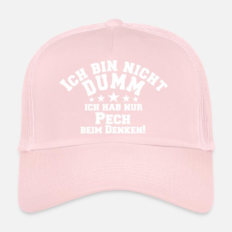 Bin nicht dumm lustiger Spruch Scherz Geschenk Trucker Cap