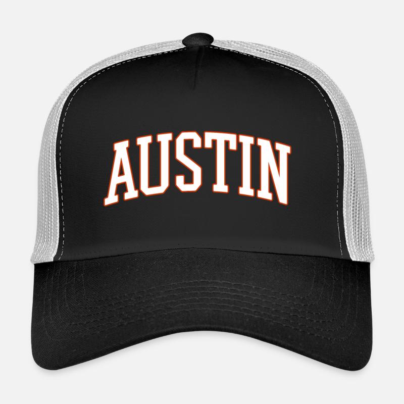 Police d’Arc de l’équipe universitaire d’Austin Casquette trucker 
